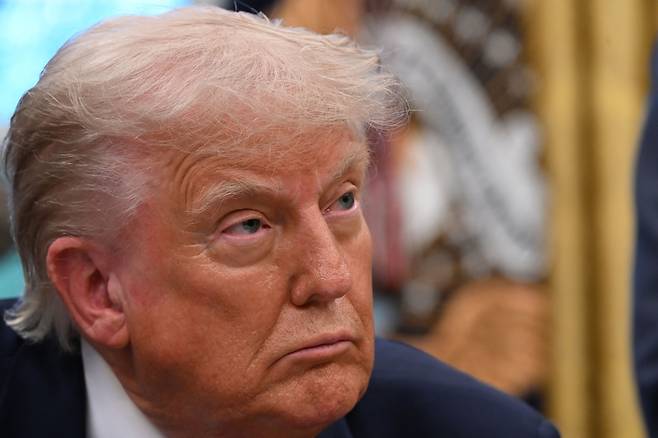 도널드 트럼프 미국 대통령. AFP연합뉴스