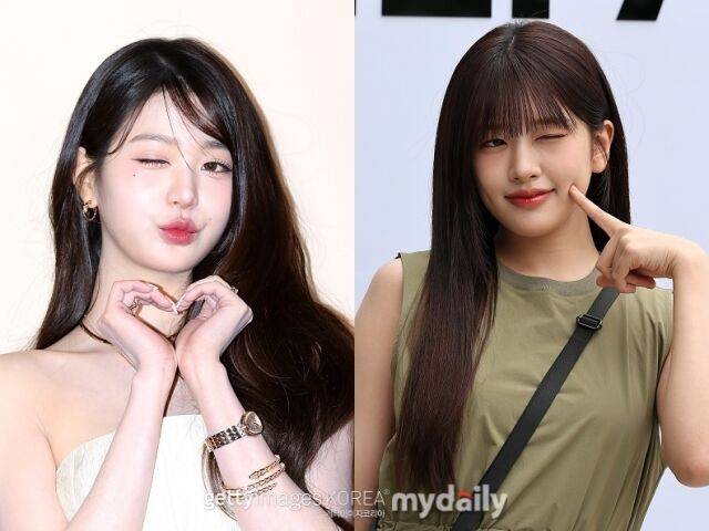 그룹 아이브 멤버 장원영(왼쪽), 안유진 / 게티이미지코리아