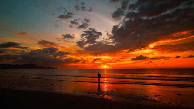 한국 관광객들의 선호 여름 휴가지인 말레이시아 코타키나발루 일몰 전경. 사진 제공=모두투어