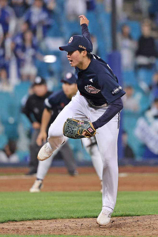 두산 베어스 투수 홍민규. /사진=두산 베어스 제공