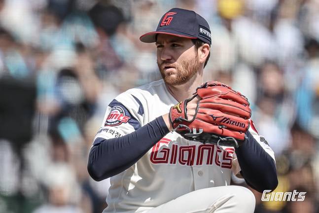 찰리 반즈. /사진=롯데 자이언츠 제공