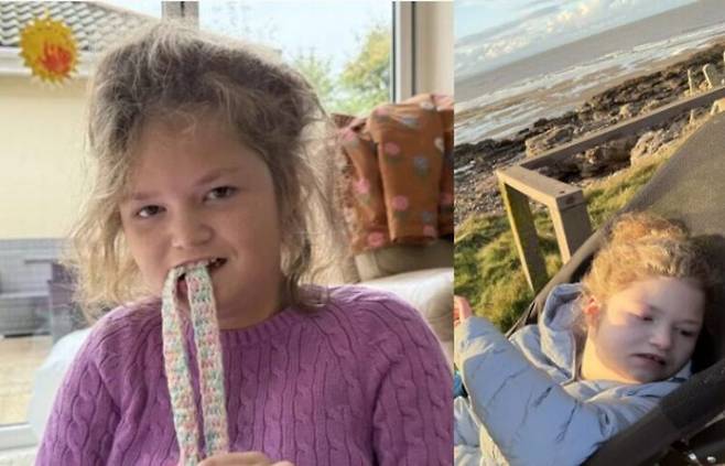 정체불명의 질환으로 인해 지적 발달이 멈춘 딸을 바라보며, 한 아버지가 겪는 현실과 심경이 전해졌다. [사진=SNS]