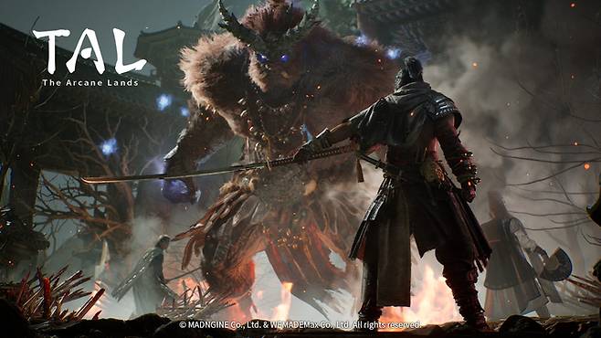 위메이드맥스가 2027년 글로벌 출시를 목표로 개발 중인 트리플A급 신작 ‘탈: 디 아케인 랜드’ 이미지. 사진 | 위메이드맥스