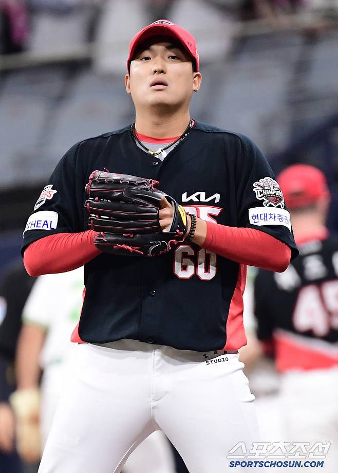 6일 고척돔에서 열린 KBO리그 키움과 KIA의 경기. 선발 투구하고 있는 KIA 김도현. 고척=송정헌 기자songs@sportschosun.com/2025.05.06/