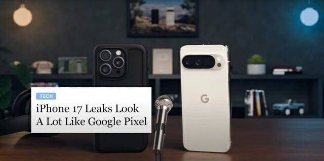 구글이 아직 출시되지 않은 애플 아이폰17을 조롱하는 광고를 선보였다. (사진=유튜브 캡쳐)