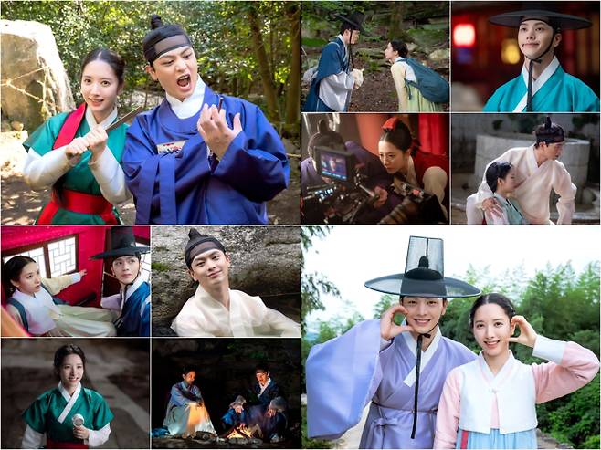 ‘귀궁’ 육성재X김지연 비하인드 스틸 공개(사진: SBS)