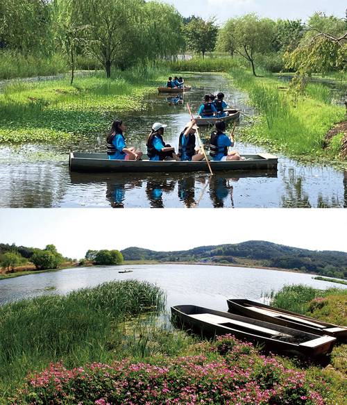 우포늪 쪽배타기 체험