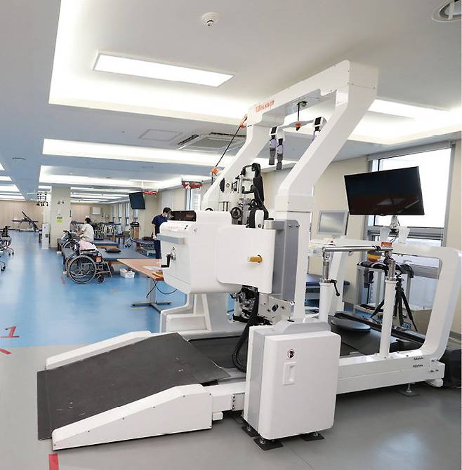 강남구립 행복요양병원의 재활치료시설. 강남구 제공