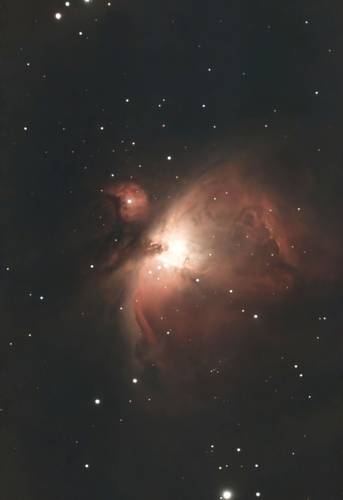 스마트 망원경으로 촬영한 오리온대성운.
