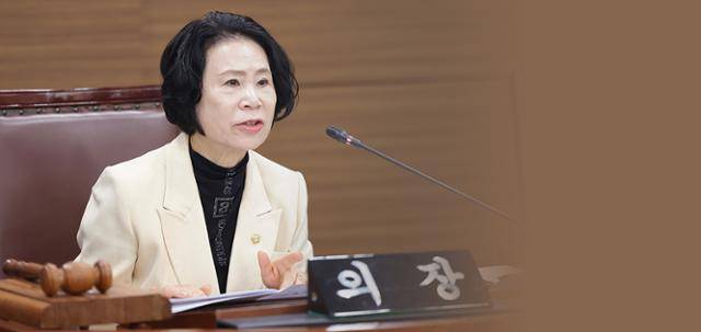 김행금 천안시의회 의장 천안시의회 누리집 갈무리