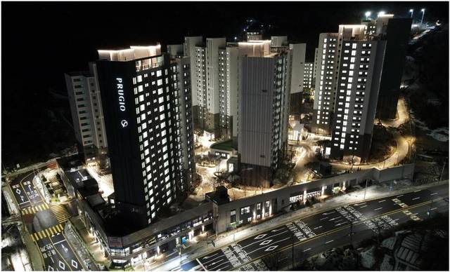 완공 후 신림3구역 일대 전경. 관악구청 제공