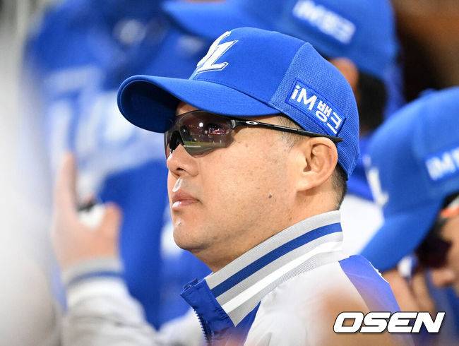 [OSEN=이대선 기자]  サムスンパークジン - マン。 2025.04.29 /sunday@osen.co.kr