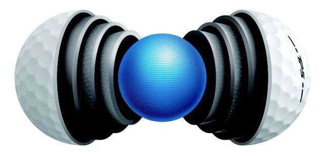 TP5와 TP5x 볼의 내부 구조 그래픽.