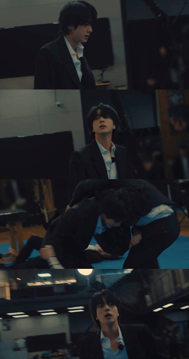 '진 윅'이라 불러다오..방탄소년단 진, 완벽 액션 연기