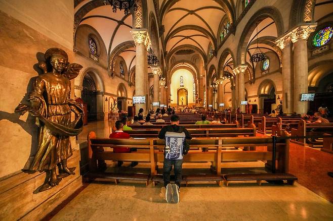 마닐라 대성당 내부 [사진/백승렬 기자]