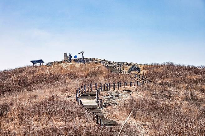 천황산 정상[사진/백승렬 기자]