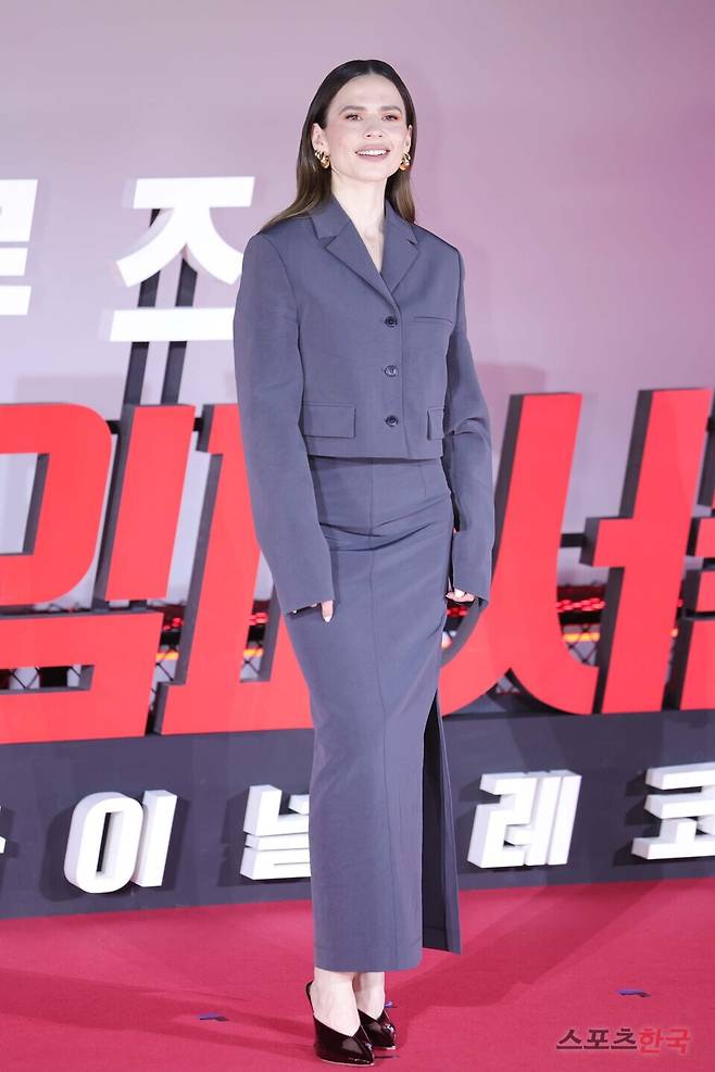 '미션 임파서블: 파이널 레코닝' 감독, 배우 내한 프레스 컨퍼런스에 참석한 배우 헤일리 앳웰. 25.05.08 ⓒ이혜영 기자 lhy@hankooki.com