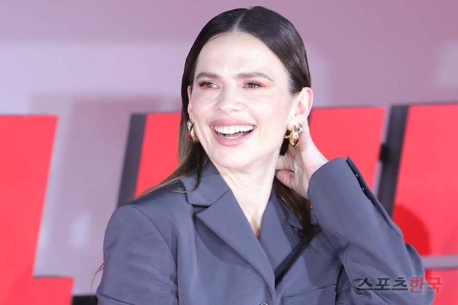 '미션 임파서블: 파이널 레코닝' 감독, 배우 내한 프레스 컨퍼런스에 참석한 배우 헤일리 앳웰. 25.05.08 ⓒ이혜영 기자 lhy@hankooki.com