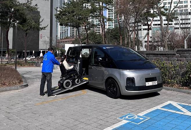 현대차 유니버설 디자인 전기택시.(사진=TS)