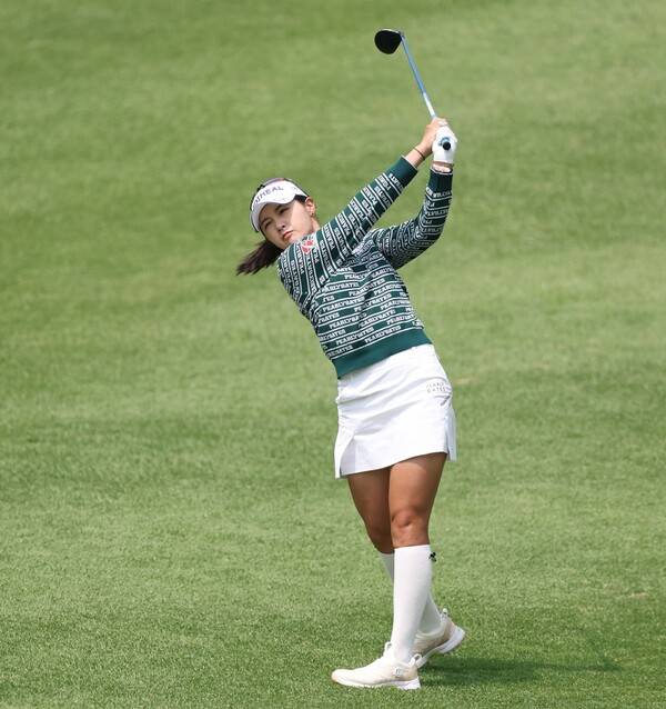 2025년 일본여자프로골프(JLPGA) 투어 메이저 대회 월드 레이디스 챔피언십 살롱파스컵에 출전한 박현경 프로. 사진제공=KLPGA