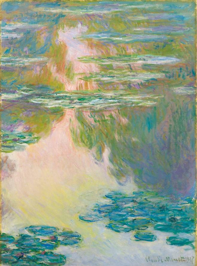 클로드 모네의 ‘수련이 있는 연못’. /아티존미술관
