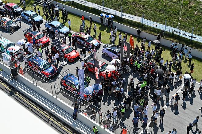 현대 N 페스티벌 2024 시즌 현장의 모습. 현대차 제공&nbsp;