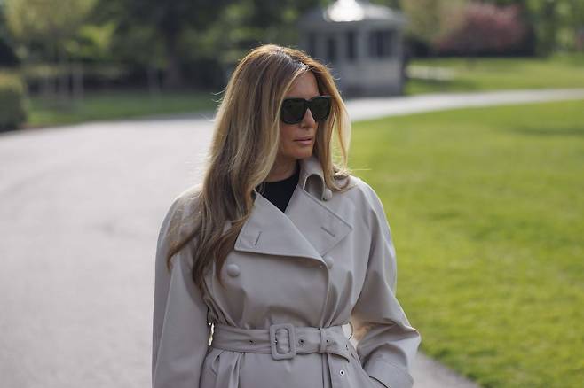 도널드 트럼프 미국 대통령의 아내인 멜라니아 트럼프 여사. UPI연합뉴스