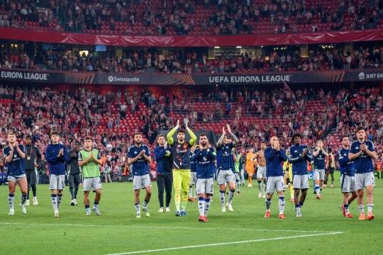 UEL 4강 1차전에서 승리한 맨유. 사진[EPA=연합뉴스]