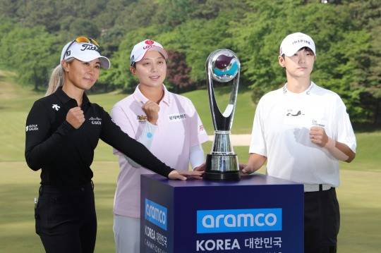 2025 LET 아람코 챔피언십 포토콜. 사진[연합뉴스]