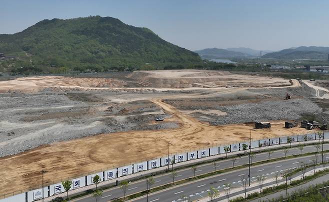 세종시 세종동 국회세종의사당 건립 예정 부지 모습. [사진=연합뉴스]