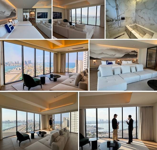 속초 뷰맛집 호텔로 떠오른 홈 마리나 속초 호텔. 사진은 홈 스위트 객실 모습 / 사진=홍지연 여행+ 기자