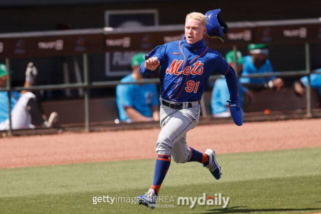 뉴욕 메츠 산하 마이너리그 시절의 크로우암스트롱. /게티이미지코리아