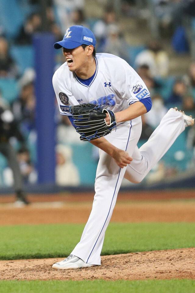 삼성 라이온즈 김재윤./삼성 라이온즈