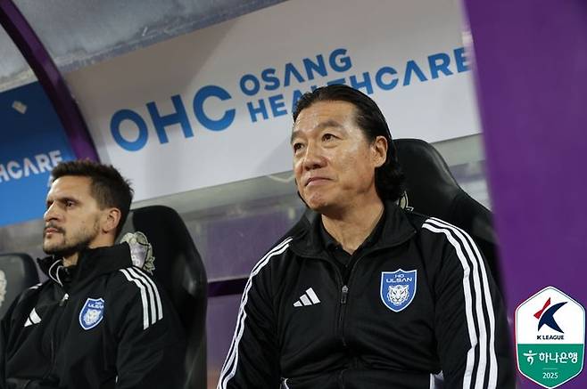 [안양=뉴시스]K리그1 울산 김판곤 감독. (사진=한국프로축구연맹 제공)