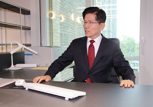 김문수 후보, 국민의힘 당사 대선 후보 사무실 입장 [연합뉴스 제공]