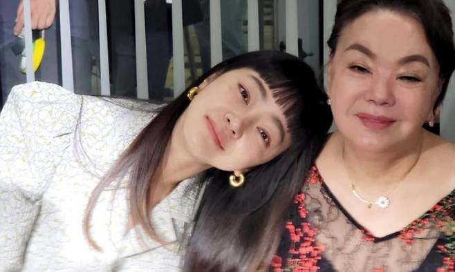 서효림과 故 김수미. 서효림 인스타그램