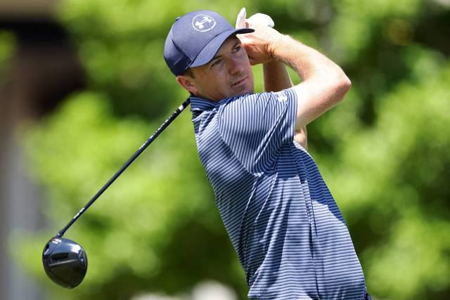 커리어 그랜드슬램 도전을 ‘9수’로 끝내려는 조던 스피스. AFP연합뉴스