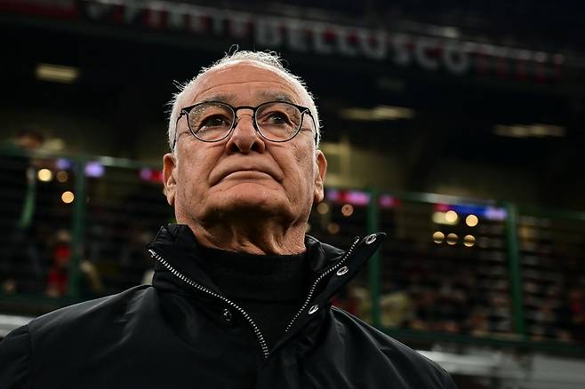 클라우디오 라니에리 AS 로마 감독. <저작권자(c) 연합뉴스, 무단 전재-재배포, AI 학습 및 활용 금지>