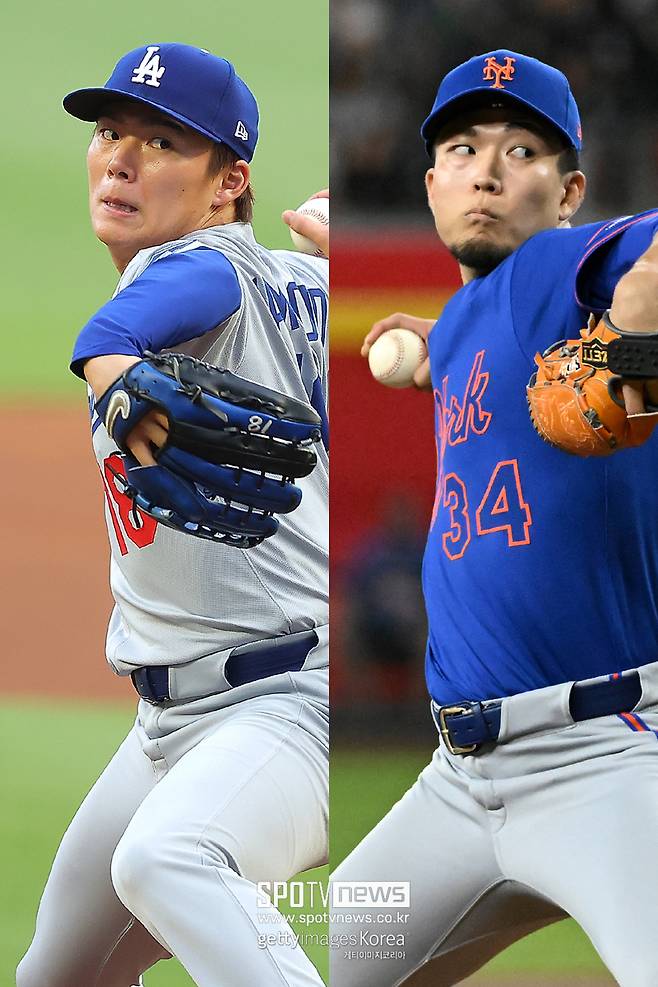 ▲ LA 다저스 야마모토 요시노부와 뉴욕 메츠 센가 코다이가 내셔널리그 평균자책점 부문 1~2위에 랭크됐다.