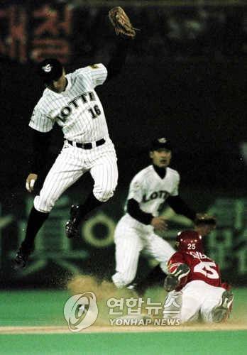 1999년 한화-롯데의 한국시리즈 [연합뉴스 자료사진]