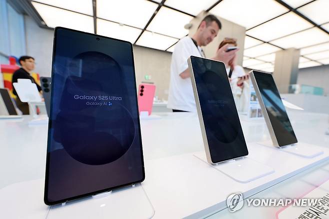 삼성전자 갤럭시 S25 시리즈 [연합뉴스 자료사진]