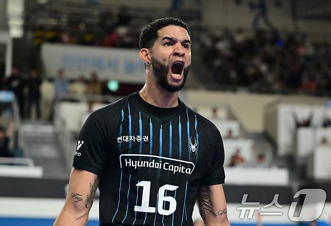 남자 프로배구 현대캐피탈의 레오가 재계약을 맺었다. (한국배구연맹 제공, 재판매 및 DB 금지) 2025.4.3/뉴스1