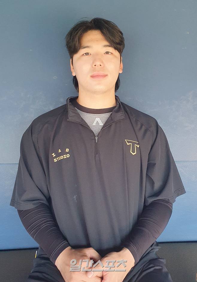 지난달 20일 잠실 두산전에 앞서 본지와 인터뷰한 KIA 오른손 투수황동하. 배중현 기자