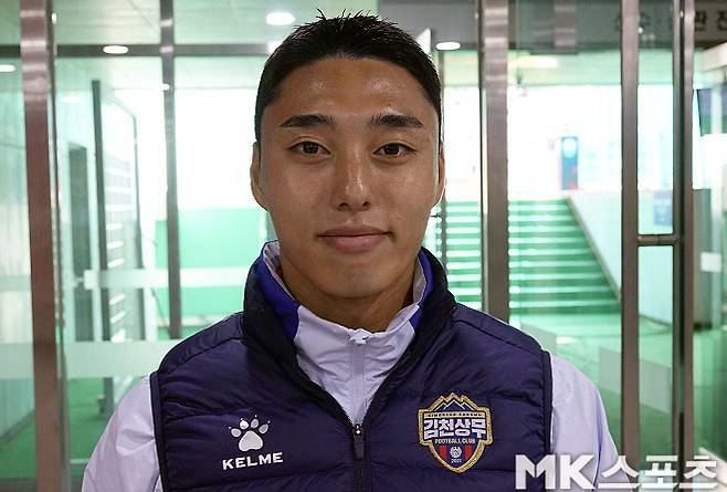 김천상무 공격수 이동준. 사진=이근승 기자