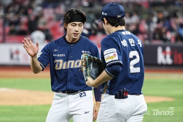 최근 NC의 상승세를 이끌고 있는 천재환. 사진=NC 제공