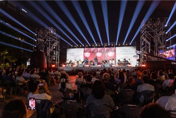 2024년 광화문광장에서 열린 기후위기 대응 음악회 '기후공명 콘서트'/사진제공=오마이어스