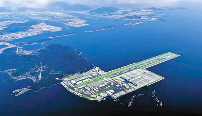 가덕도 신공항 조감도. /사진=부산시 제공