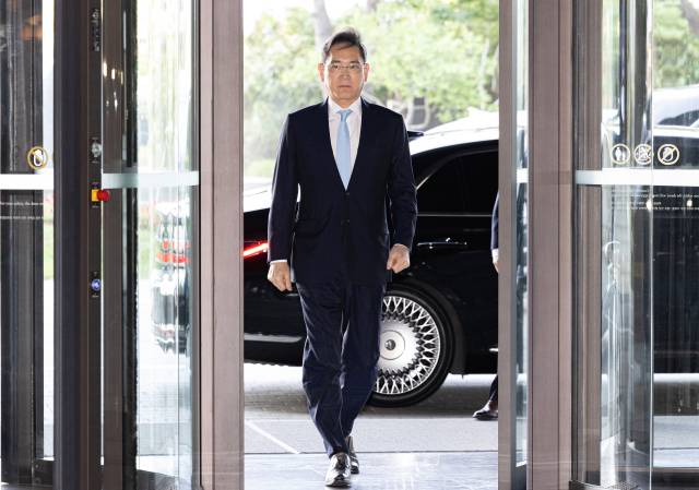 이재용 삼성전자 회장이 지난해 5월 서울 신라호텔에서 열린 삼성 호암상 시상식에 참석하고 있다. 뉴스1