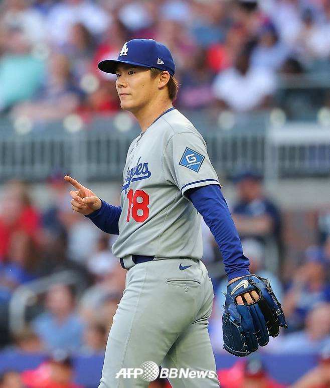 LA 다저스 투수 야마모토 요시노부. /AFPBBNews=뉴스1