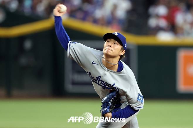 LA 다저스 투수 야마모토 요시노부. /AFPBBNews=뉴스1